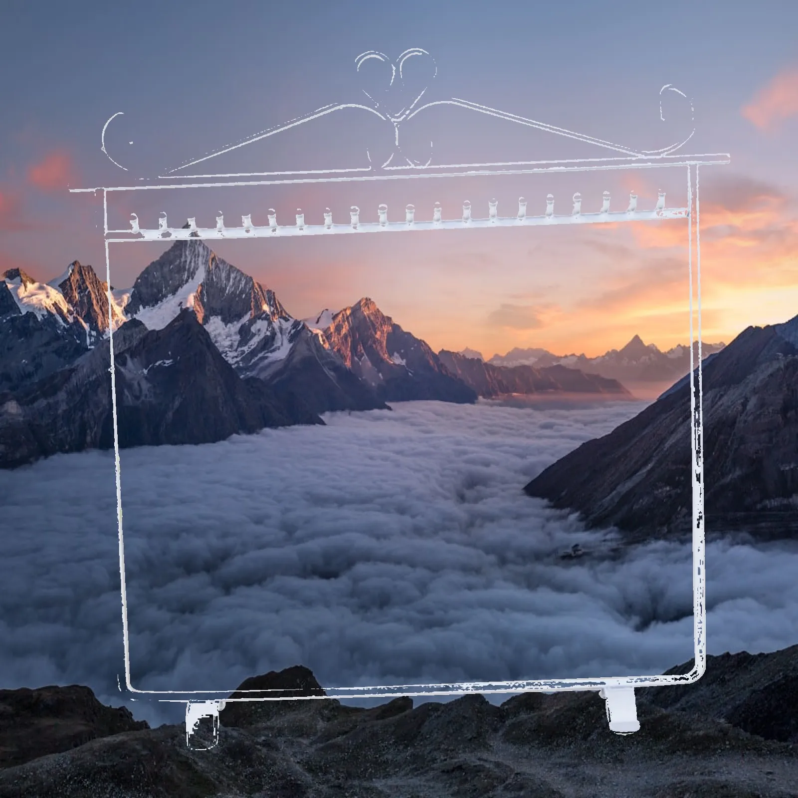 Metal Display Rack 20 Hooks Holder Desk Ear Necklaces Hanging
Metal Display Rack 20 Hooks Holder Desk Ear Necklaces Hanging