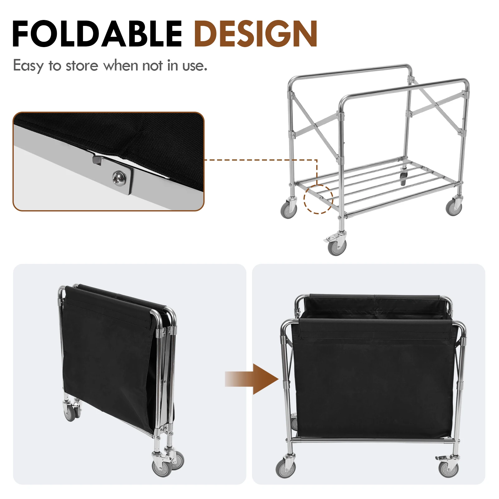 Коммерческая складная корзина для белья 86x81x52 см, складная тележка на колесах для отелей/домов престарелых/университетов/продуктовых магазинов
Коммерческая складная корзина для белья 86x81x52 см, складная тележка на колесах для отелей/домов престарелых/университетов/продуктовых магазинов