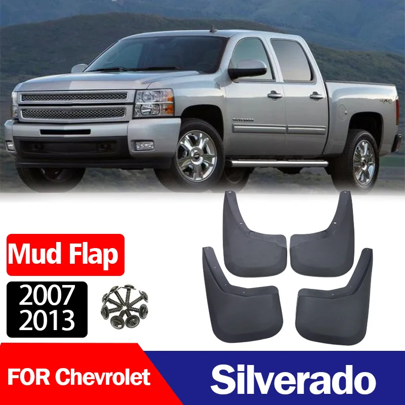 For Chevrolet Silverado GMT900 1500 2500 3500 2007 -2013 Front Rear 4pcs Mudguards Splash Guards Mudflaps Mud Fender Accessories
For Chevrolet Silverado GMT900 1500 2500 3500 2007 -2013 Front Rear 4pcs Mudguards Splash Guards Mudflaps Mud Fender Accessories