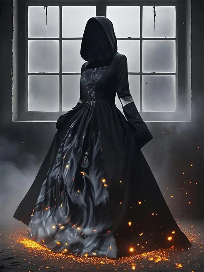 New 2023 Halloween Witch Dress with Hood Skeleton Wizard Cosplay Stage Performance Costume Women's Fashion Traditional Chines...
New 2023 Halloween Witch Dress with Hood Skeleton Wizard Cosplay Stage Performance Costume Women's Fashion Traditional Chines...