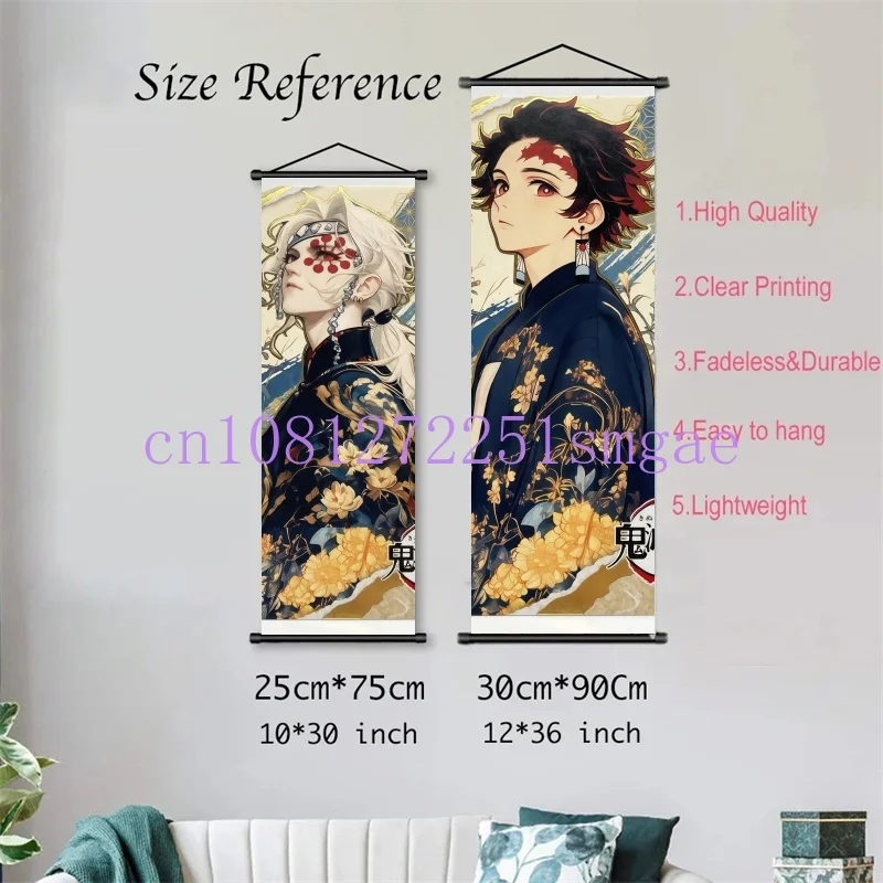 Poster Anime Canvas Printed Demon Slayer Painting Japanese Canvas Wall Art Picture Kamado Nezuko Room Decor Hanging Scrolls
Poster Anime Canvas Printed Demon Slayer Painting Japanese Canvas Wall Art Picture Kamado Nezuko Room Decor Hanging Scrolls