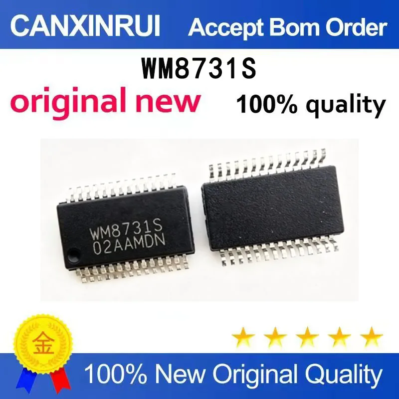(5-100 pieces)Brand new original WM8731SEDS WM8731S codec patch SSOP28 spot chip IC
(5-100 pieces)Brand new original WM8731SEDS WM8731S codec patch SSOP28 spot chip IC