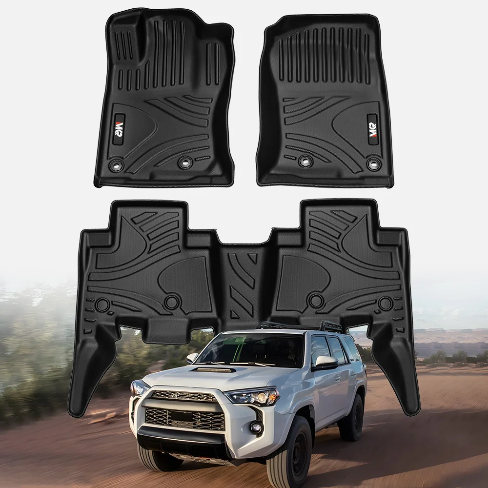 Всепогодные напольные подкладки TPE Custom Fit для Toyota 4Runner 2013-2024 и Lexus GX460 2014-2023
Всепогодные напольные подкладки TPE Custom Fit для Toyota 4Runner 2013-2024 и Lexus GX460 2014-2023