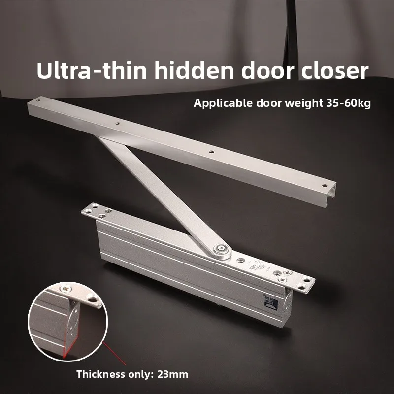 Concealed Door Closer Ultra-thin 23mm Hotel Door Automatic Door Closer Hydraulic Buffer Hidden Type
Concealed Door Closer Ultra-thin 23mm Hotel Door Automatic Door Closer Hydraulic Buffer Hidden Type