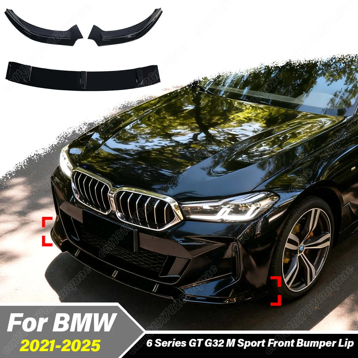 For BMW 6 Series GT G32 630i 640i 630d 640d 2019 2020 2021 2022 M Sport Automobile Front Bumper Spoiler Lip Decoration Body Kit
For BMW 6 Series GT G32 630i 640i 630d 640d 2019 2020 2021 2022 M Sport Automobile Front Bumper Spoiler Lip Decoration Body Kit