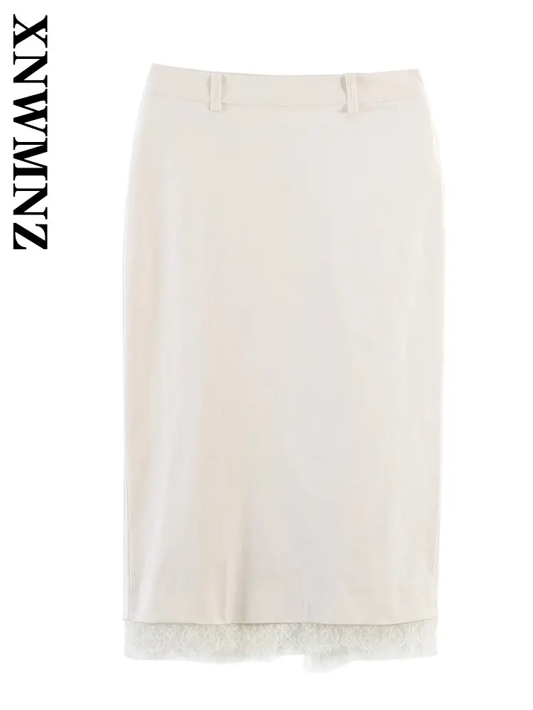 XNWMNZ 2026 Summer New Lady Versatile Fashion Lace midi Skirt Commuting Chic Woman's Beige Simple Thin Slim A-lineskirt zipper
XNWMNZ 2026 Summer New Lady Versatile Fashion Lace midi Skirt Commuting Chic Woman's Beige Simple Thin Slim A-lineskirt zipper