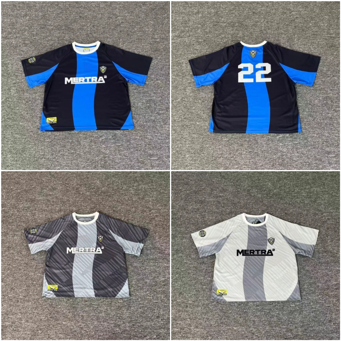 Loose Fit American Streetwear T-Shirt with Mertra Logo Print Color Block Design Breathable Short Sleeve Casual Top
Loose Fit American Streetwear T-Shirt with Mertra Logo Print Color Block Design Breathable Short Sleeve Casual Top