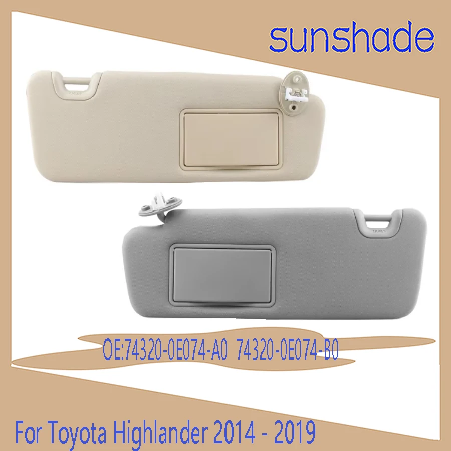 Для Toyota Highlander 2014 2015 2016 2017 2018 2019 козырек 74320-0E074-A0 зеркало для макияжа 74320-0E074-B0 автозапчасти
Для Toyota Highlander 2014 2015 2016 2017 2018 2019 козырек 74320-0E074-A0 зеркало для макияжа 74320-0E074-B0 автозапчасти