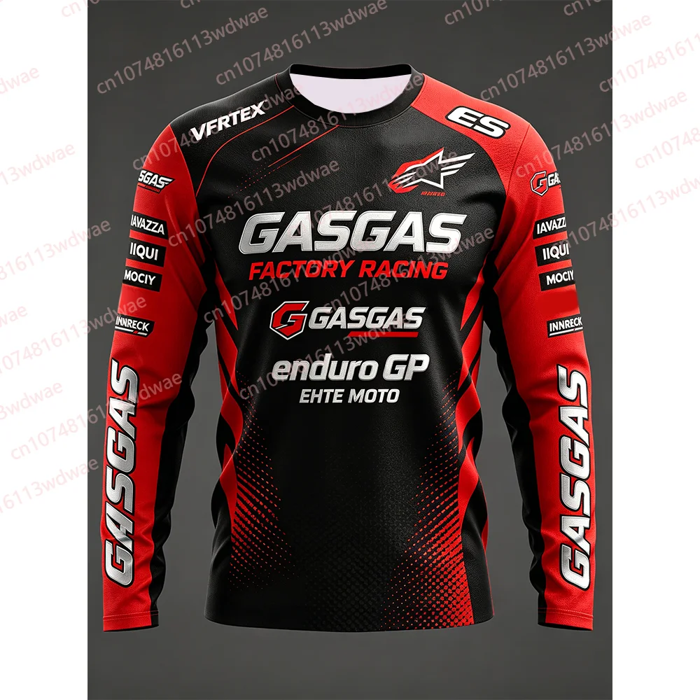 2026 New GASGAS Factory Racing Motocross Jersey Men Black Red Long Sleeve Breathable Off-Road Dirt Bike Racing Shirt
2026 New GASGAS Factory Racing Motocross Jersey Men Black Red Long Sleeve Breathable Off-Road Dirt Bike Racing Shirt