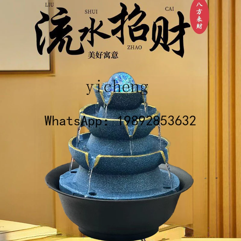 Bafanglai Flowing Water Fountain Ornament Circulating Water Desk Decoration Living Room Desktop Lucky Feng Shui Ball Gifts
Bafanglai Flowing Water Fountain Ornament Circulating Water Desk Decoration Living Room Desktop Lucky Feng Shui Ball Gifts