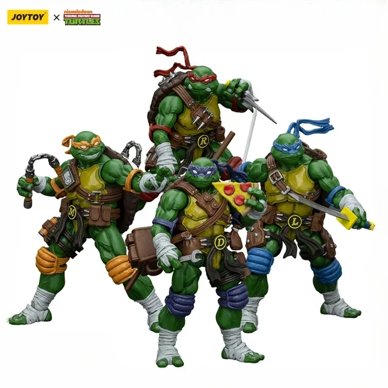 In Stock JOYTOY 1/18 Action Figure TMNT Ninja Turtles Michelangelo Donatello Leonardo Raphael Anime figures Toys Model Gifts
In Stock JOYTOY 1/18 Action Figure TMNT Ninja Turtles Michelangelo Donatello Leonardo Raphael Anime figures Toys Model Gifts