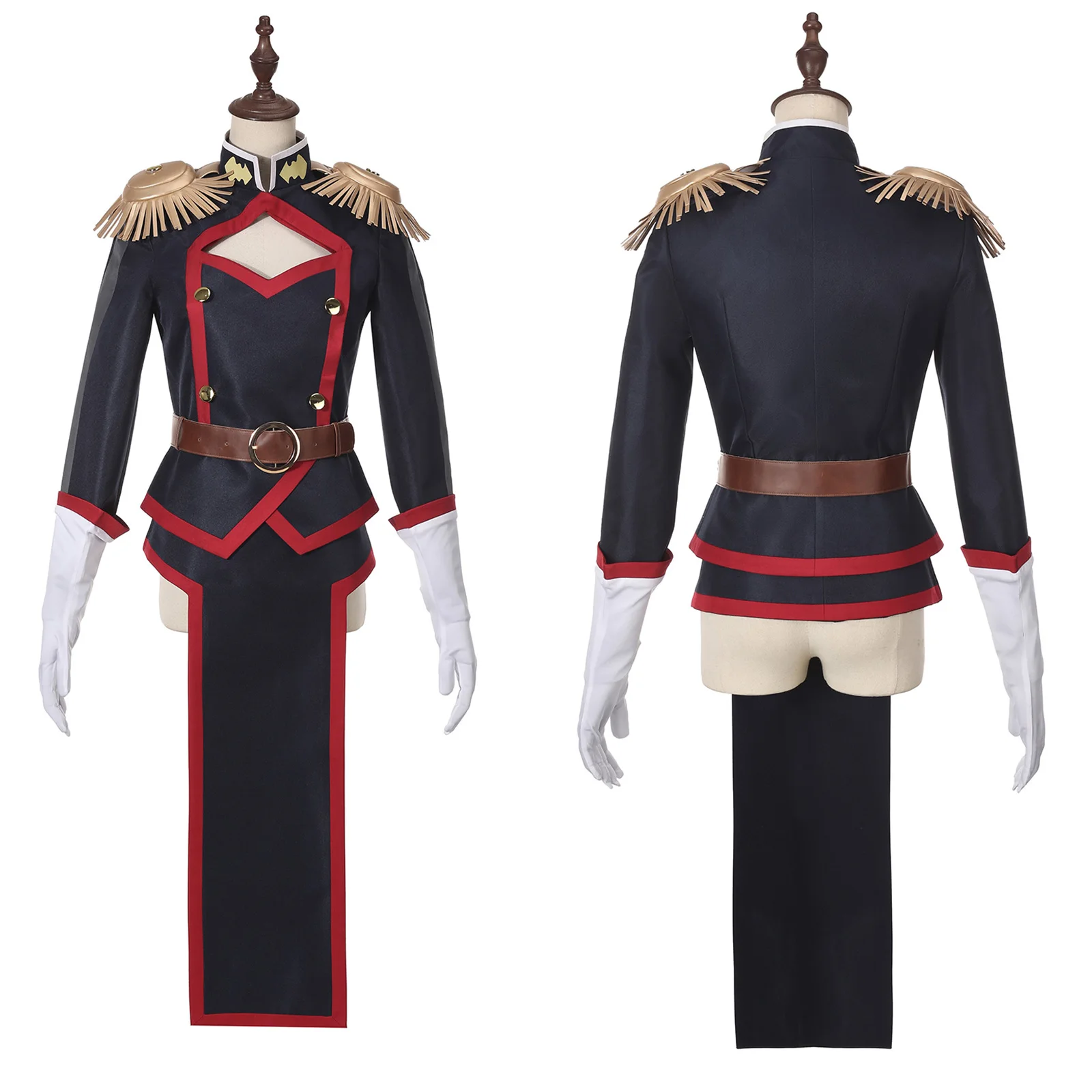 Azuma Fubuki Cosplay Costume Girl Full Set Military Uniform Epaulettes Long Tail Skirt Gloves Belt Anime Halloween Party Outfit
Azuma Fubuki Cosplay Costume Girl Full Set Military Uniform Epaulettes Long Tail Skirt Gloves Belt Anime Halloween Party Outfit