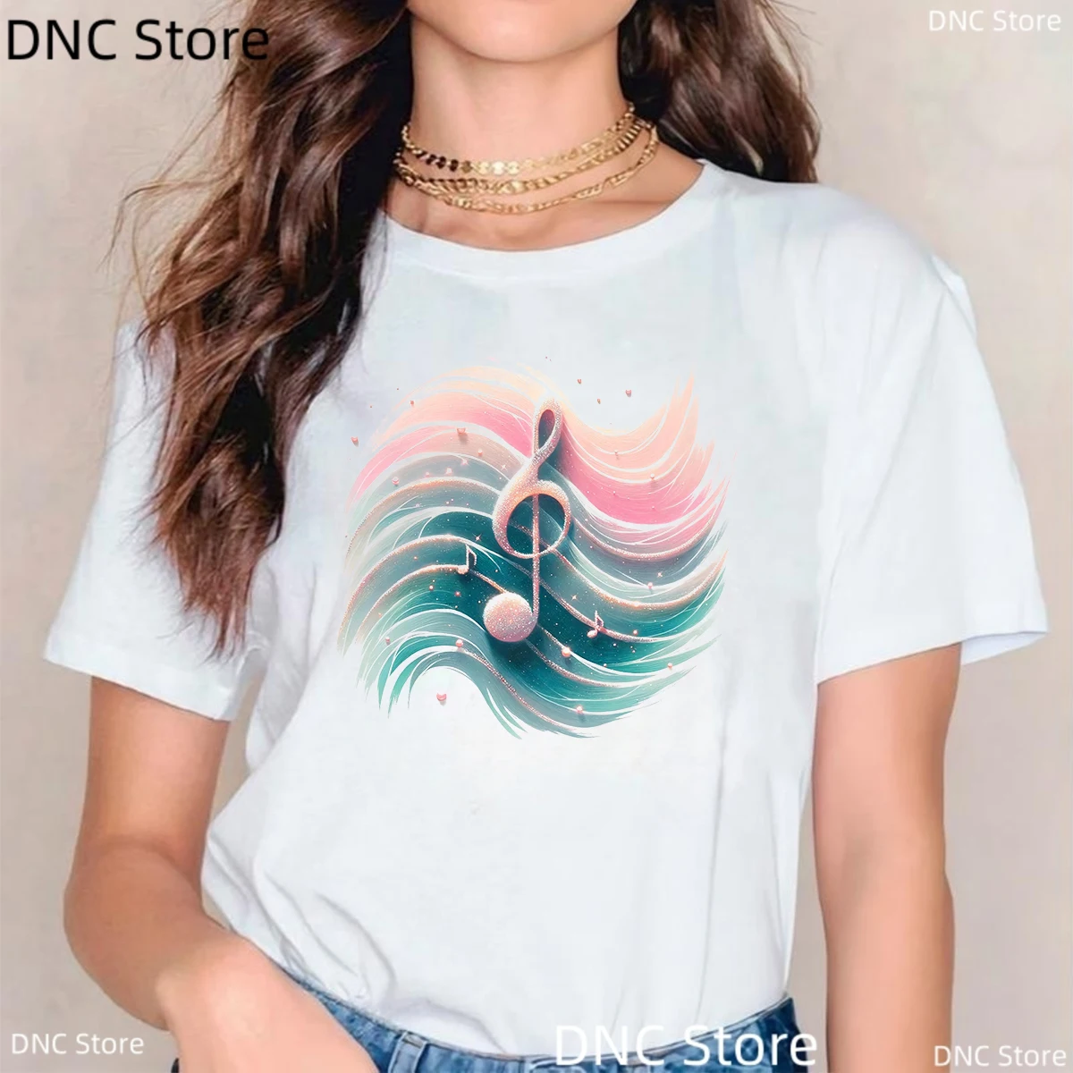 Watercolor Music Printing Women T-Shirt Graphic Tee Women Summer Tops Female Fashion Harajuku Tshirt Korean Style Clothes Tees
Watercolor Music Printing Women T-Shirt Graphic Tee Women Summer Tops Female Fashion Harajuku Tshirt Korean Style Clothes Tees