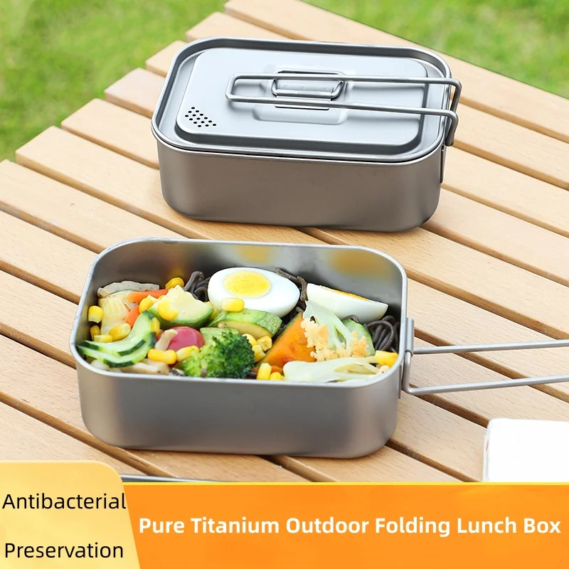 Titanium Single Layer Lunch Box Outdoor Camping Durable Meal Box Lightweight Portable Bento Box Food Container
Titanium Single Layer Lunch Box Outdoor Camping Durable Meal Box Lightweight Portable Bento Box Food Container