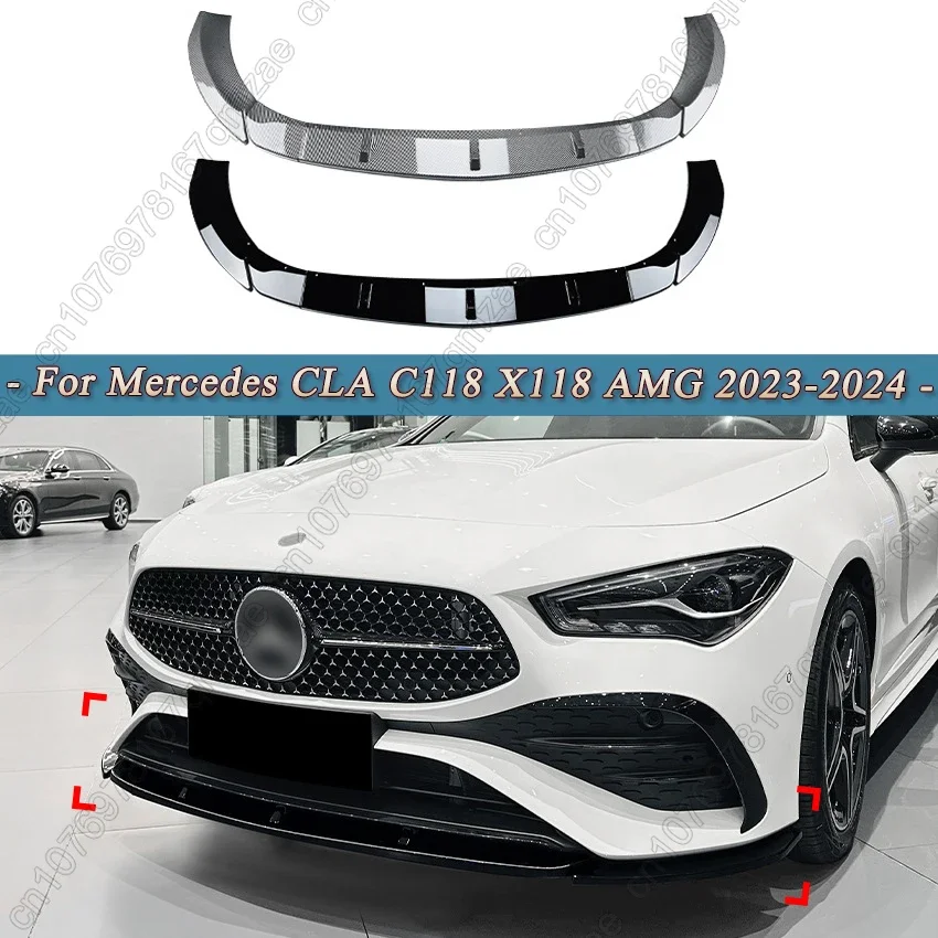 For Mercedes Benz CLA C118 A180 AMG 2023-2025 Facelift Gloss Black/Carbon Look 3Pcs Front Bumper Lip Splitter Body Kit Tuning
For Mercedes Benz CLA C118 A180 AMG 2023-2025 Facelift Gloss Black/Carbon Look 3Pcs Front Bumper Lip Splitter Body Kit Tuning