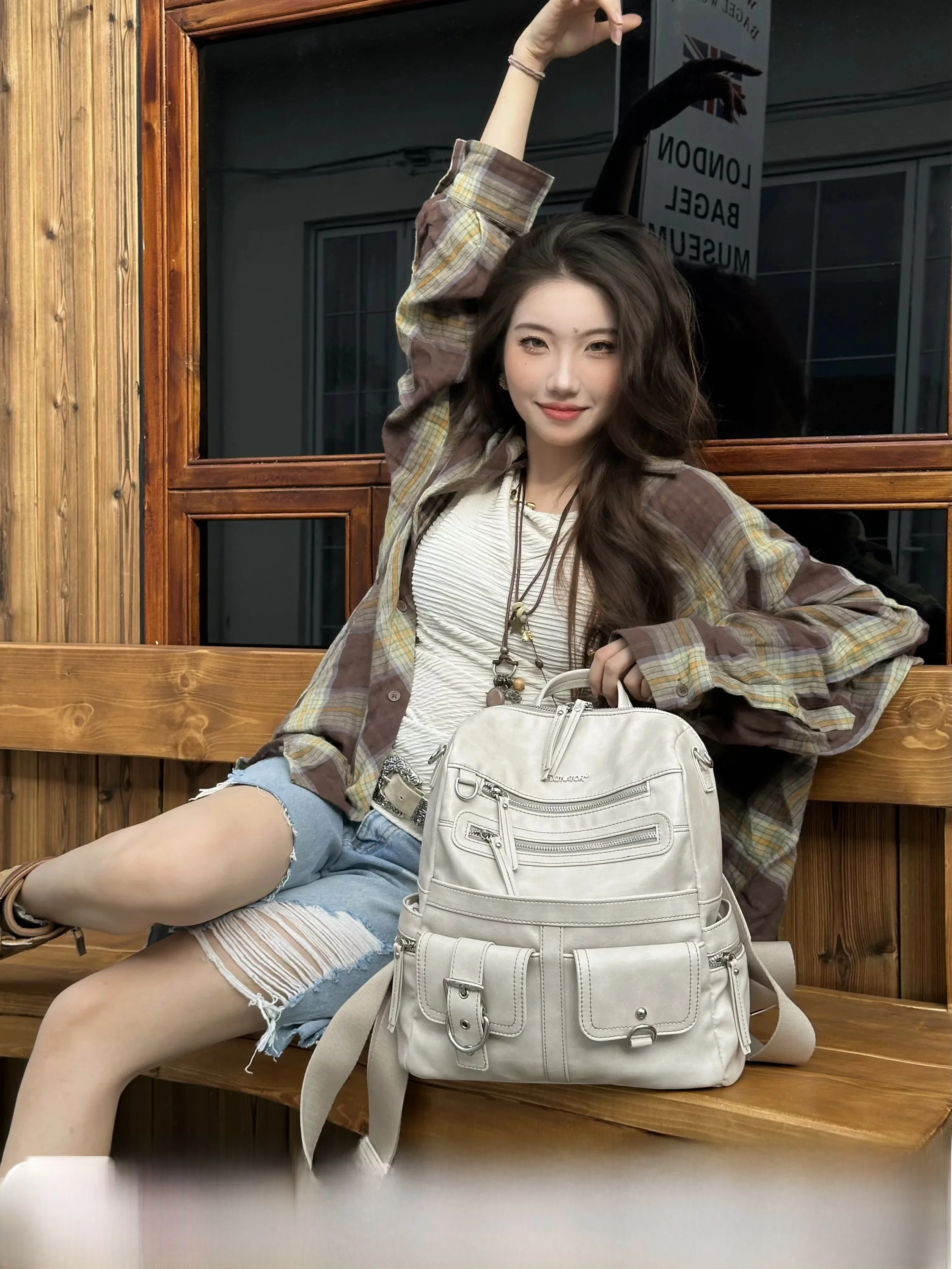 Original Cultivator Retro Faded Commuter Backpack Casual Versatile 2026 New Soft Handle Zipper Closure No Waterproof
Original Cultivator Retro Faded Commuter Backpack Casual Versatile 2026 New Soft Handle Zipper Closure No Waterproof
