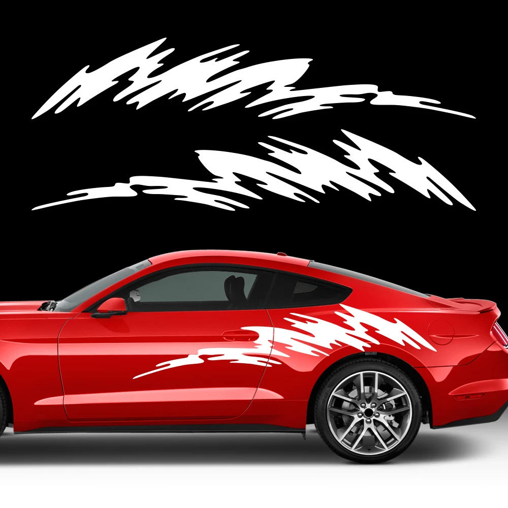 For Ford MUSTANG Flash Car Sticker Door Side Wrapping Decals Kit Waterproof Auto Wrap Vinyl Film PVC Decals Car Accessories
For Ford MUSTANG Flash Car Sticker Door Side Wrapping Decals Kit Waterproof Auto Wrap Vinyl Film PVC Decals Car Accessories