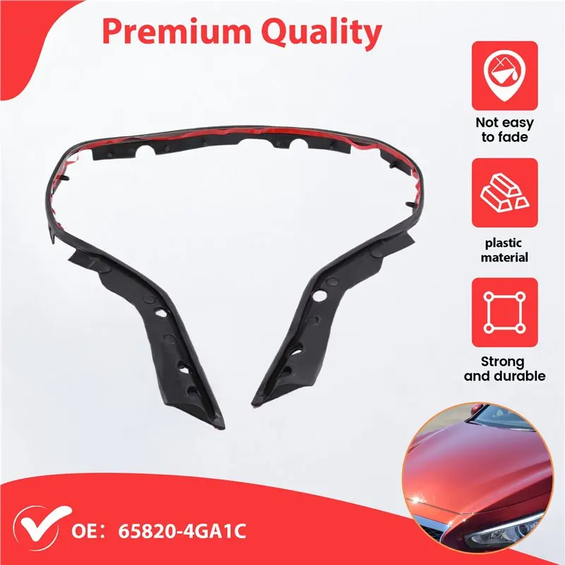 N26R-Car Front Hood Seal Gasket For Infiniti Q50 Q50L 2014- 2020 Car Interior Parts 65820-4GA1C Replacement Installation
N26R-Car Front Hood Seal Gasket For Infiniti Q50 Q50L 2014- 2020 Car Interior Parts 65820-4GA1C Replacement Installation