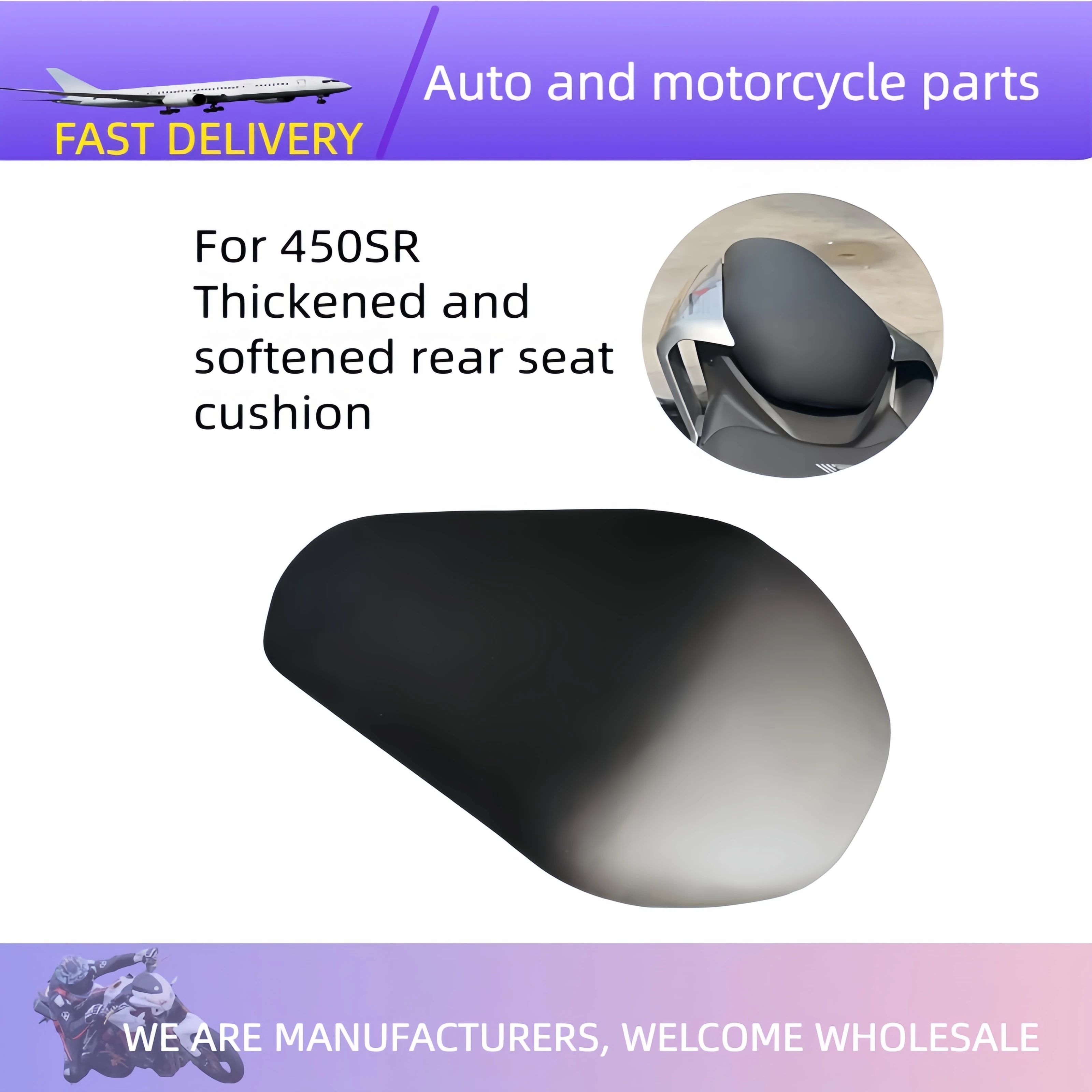 Для CFMOTO 450SS 450SR 450NK 2022 2023 2024 мотоциклетная подушка на заднее сиденье пассажира, модифицированная с мягким задним обтекателем, задняя горбная накладка
Для CFMOTO 450SS 450SR 450NK 2022 2023 2024 мотоциклетная подушка на заднее сиденье пассажира, модифицированная с мягким задним обтекателем, задняя горбная накладка