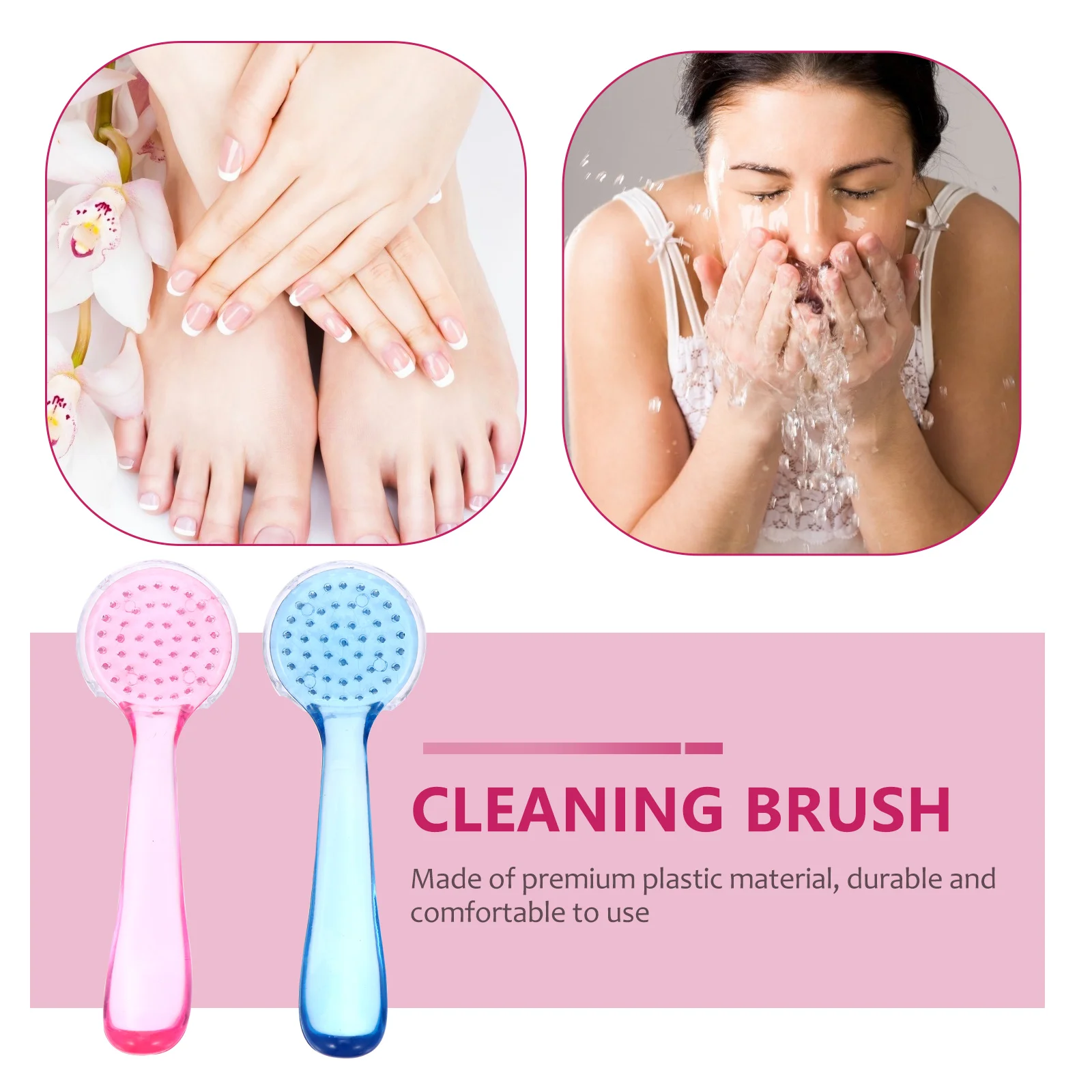 10Pcs Handle Grip Nail Brush Flexible Bristles for Fingernail Cleaning Hand Foot Scrubbing Brush Cleaner Nail Cleaner
10Pcs Handle Grip Nail Brush Flexible Bristles for Fingernail Cleaning Hand Foot Scrubbing Brush Cleaner Nail Cleaner