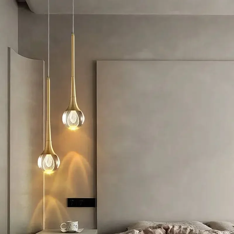 Nordic LED Copper Suspension Lamp Modern Home Bedroom Bedside Lamp Pendent Lamp Creative Luxury Personality Chandelier lights
Nordic LED Copper Suspension Lamp Modern Home Bedroom Bedside Lamp Pendent Lamp Creative Luxury Personality Chandelier lights