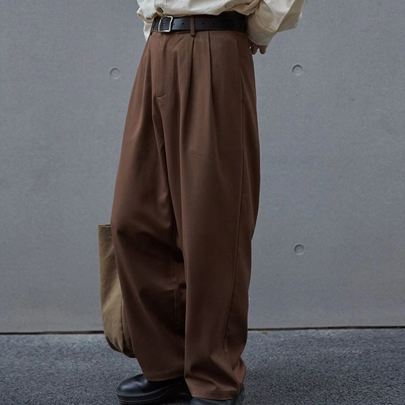 Men's Autumn New Wide Leg Pants Korean Style Loose Straight Trousers Casual Business Suit Bottoms Flowy Fabric
Men's Autumn New Wide Leg Pants Korean Style Loose Straight Trousers Casual Business Suit Bottoms Flowy Fabric