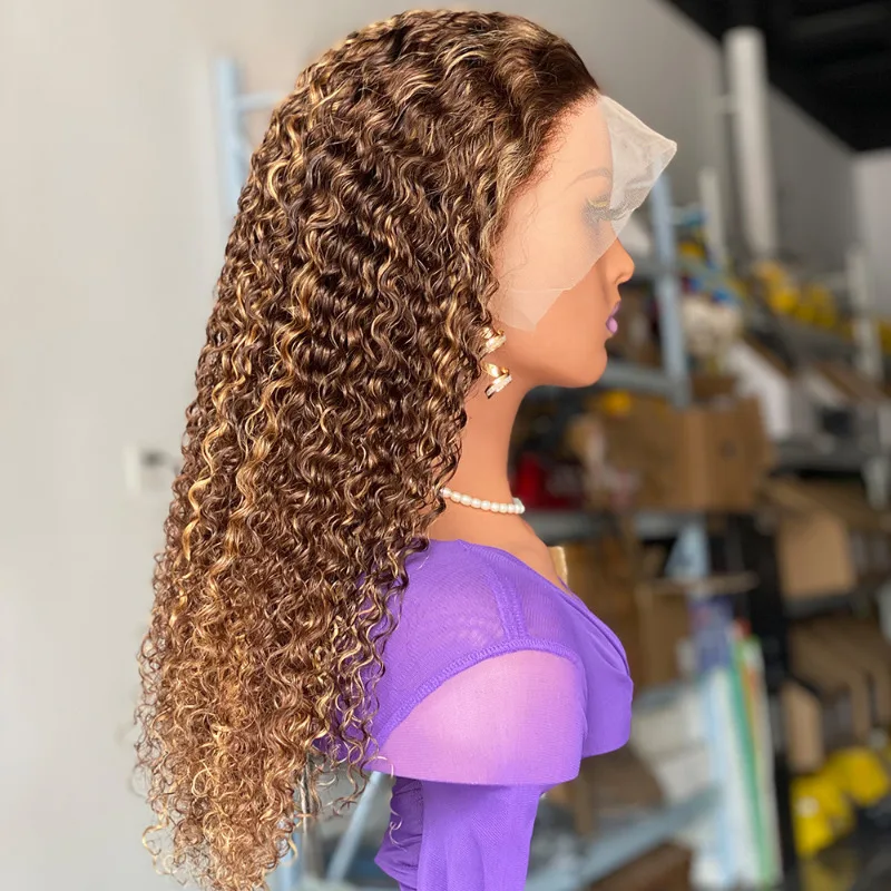 High Quality 200% Density P4/27 Kinky Curly 13x4 Lace Frontal Wigs Virgin Human Hair Soft Natural Look Easy Style Comfort
High Quality 200% Density P4/27 Kinky Curly 13x4 Lace Frontal Wigs Virgin Human Hair Soft Natural Look Easy Style Comfort