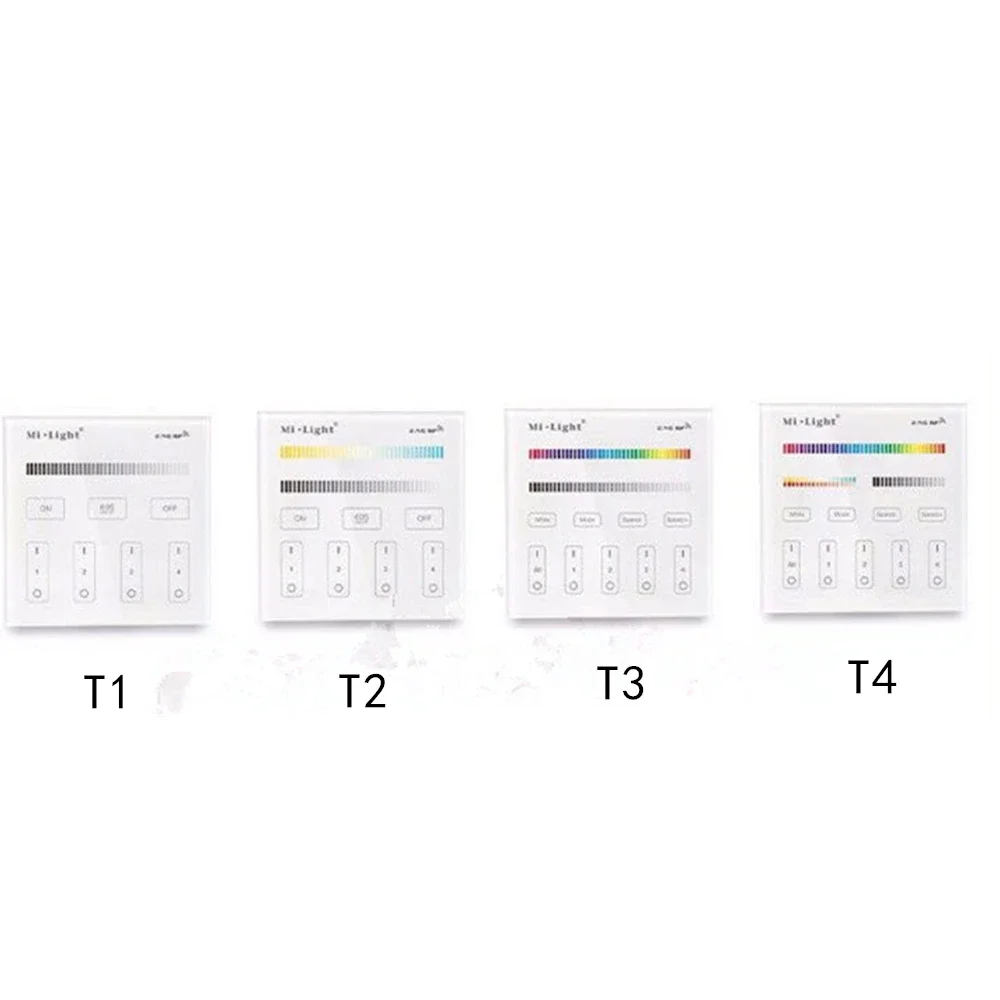 Контроллер умной сенсорной панели T1 T2 T3 T4 B1 B2 B3 B4 одноцветный/RGBW/RGB + CCT для светодиодных лент/панели/лампочек
Контроллер умной сенсорной панели T1 T2 T3 T4 B1 B2 B3 B4 одноцветный/RGBW/RGB + CCT для светодиодных лент/панели/лампочек