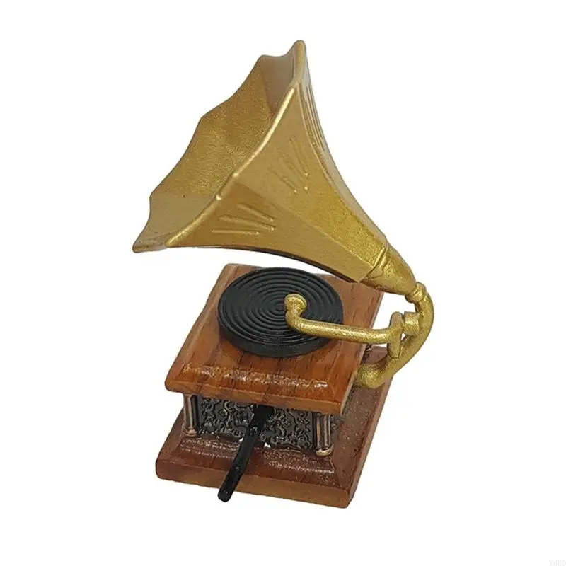 Y88D Realistic Retro Gramophone Miniature Perfect For Home Or Office Display
Y88D Realistic Retro Gramophone Miniature Perfect For Home Or Office Display