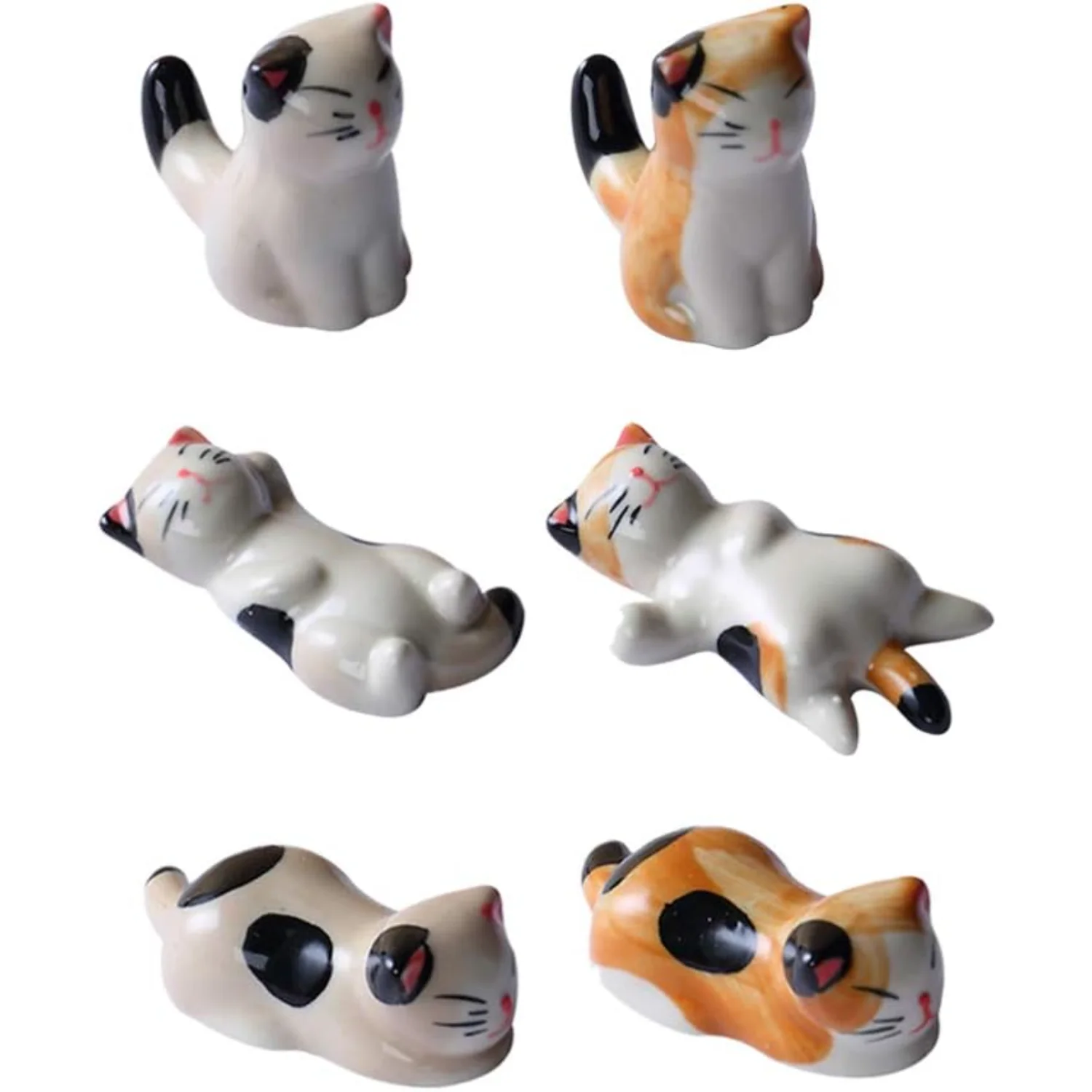 6pcs Fork Holder Dinner Spoon Stand Kitten Chopsticks Holder Ceramic Chopstick Holder Chopsticks Rest Chopsticks Stand
6pcs Fork Holder Dinner Spoon Stand Kitten Chopsticks Holder Ceramic Chopstick Holder Chopsticks Rest Chopsticks Stand