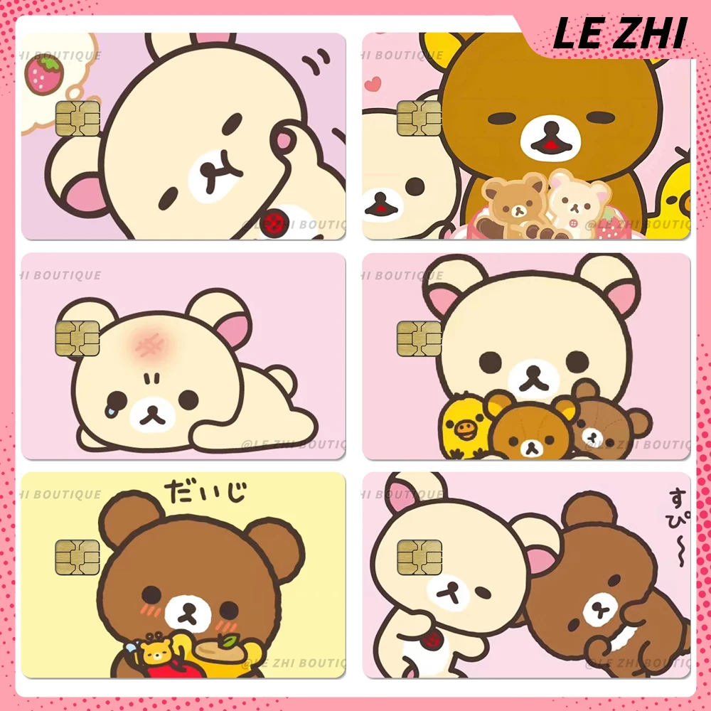 Cute Anime Cartoon Credit Debit Card Sticker Kawaii Rilakkuma Bus Metro Card Diy Waterproof Small Chip Film Sticker Decoration
Cute Anime Cartoon Credit Debit Card Sticker Kawaii Rilakkuma Bus Metro Card Diy Waterproof Small Chip Film Sticker Decoration