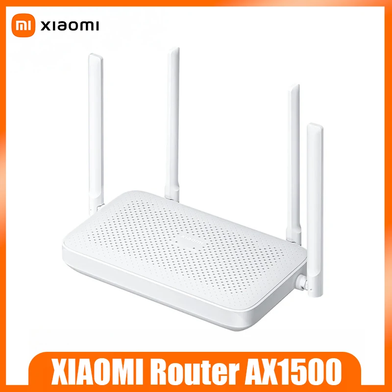 Маршрутизатор Xiaomi AX1500 WiFi 6, двухдиапазонный, 1500 Мбит/с, сетчатая сеть, высокоскоростное беспроводное покрытие для домашнего использования
Маршрутизатор Xiaomi AX1500 WiFi 6, двухдиапазонный, 1500 Мбит/с, сетчатая сеть, высокоскоростное беспроводное покрытие для домашнего использования