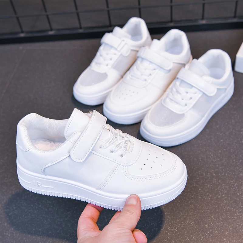 Children's White Hollow Breathable Campus Casual Sports Shoes Summer New Leather Mesh Version Non-slip Thick-soled Sports Shoes
Children's White Hollow Breathable Campus Casual Sports Shoes Summer New Leather Mesh Version Non-slip Thick-soled Sports Shoes