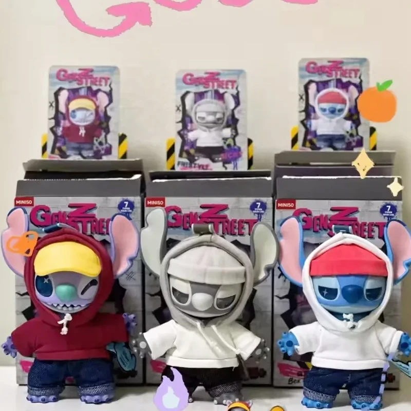 Новинка 2024 года, Disney Stitch Gen Z, уличная серия, глухая коробка, виниловое плюшевое украшение для рабочего стола, подвеска, уличный стежок, сюрприз, подарок на день рождения 
Новинка 2024 года, Disney Stitch Gen Z, уличная серия, глухая коробка, виниловое плюшевое украшение для рабочего стола, подвеска, уличный стежок, сюрприз, подарок на день рождения