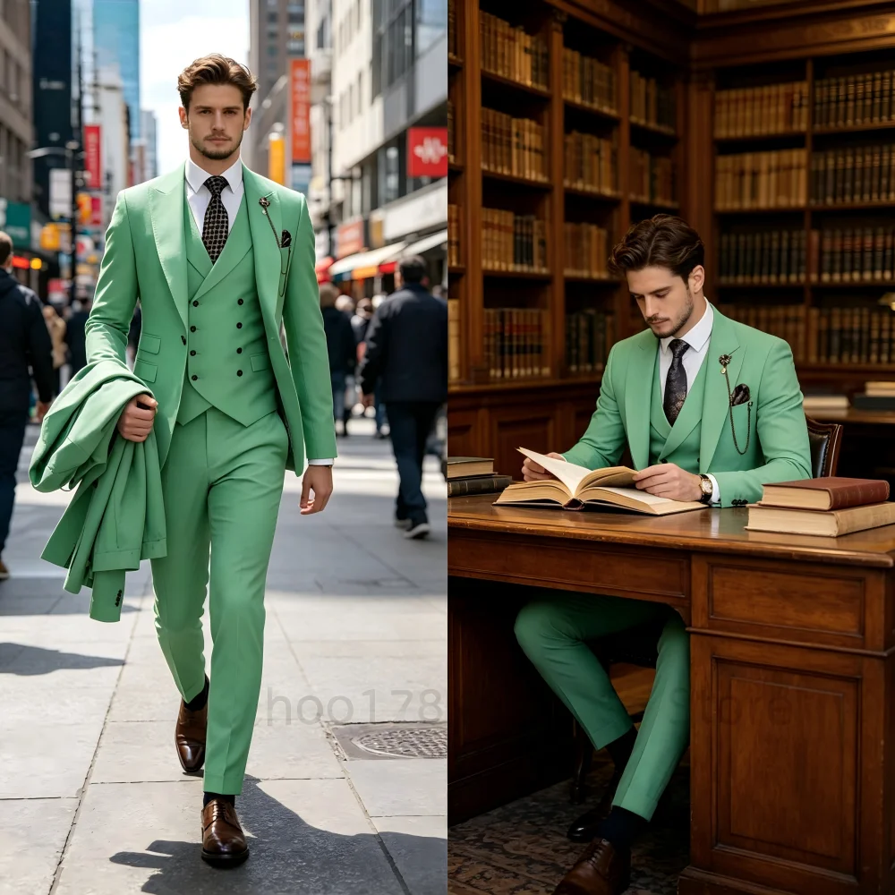 Men's Formal Wedding Terno Complete Slim Fit 3-Piece Set Classic Elegant Blazer Coat Vest Pants Ensemble for Groom
Men's Formal Wedding Terno Complete Slim Fit 3-Piece Set Classic Elegant Blazer Coat Vest Pants Ensemble for Groom