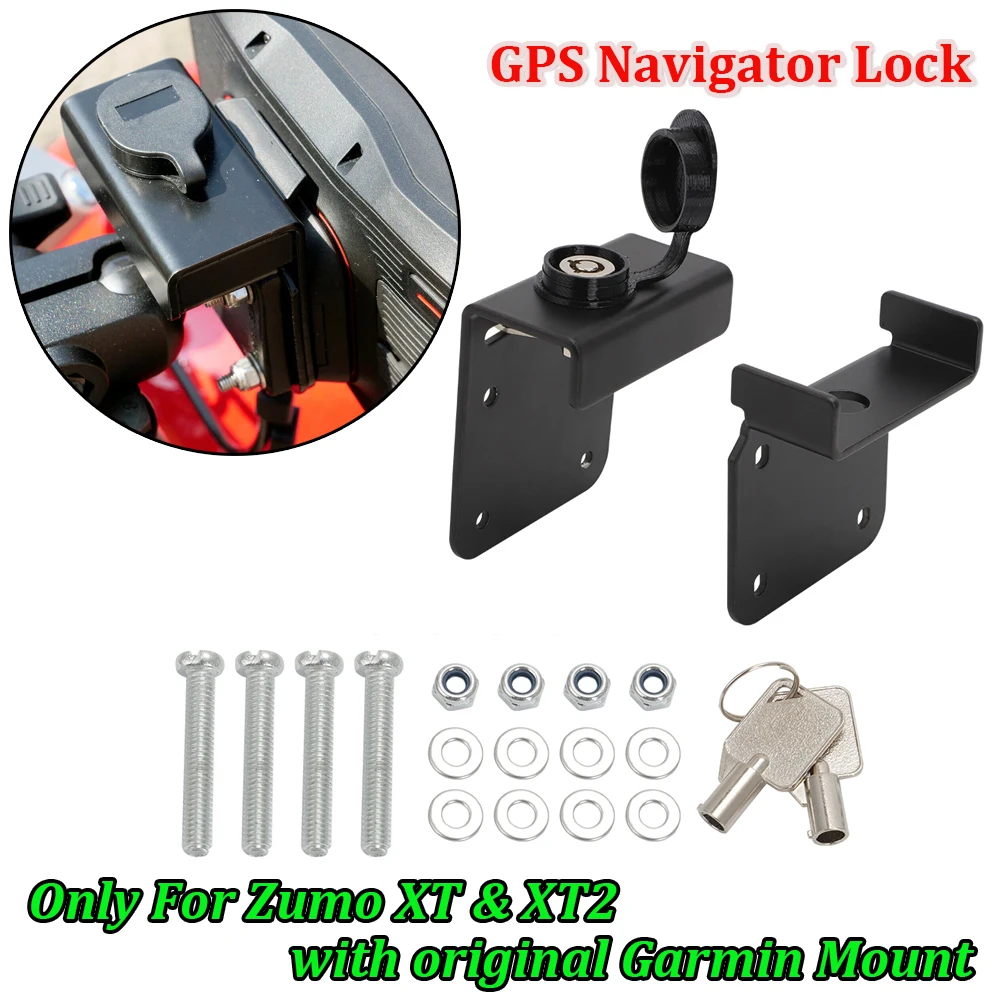 For Garmin Zumo XT & XT2 Mount GPS Navigator Lock Kit Aluminum Locking Bracket Motorcycle Accessories
For Garmin Zumo XT & XT2 Mount GPS Navigator Lock Kit Aluminum Locking Bracket Motorcycle Accessories