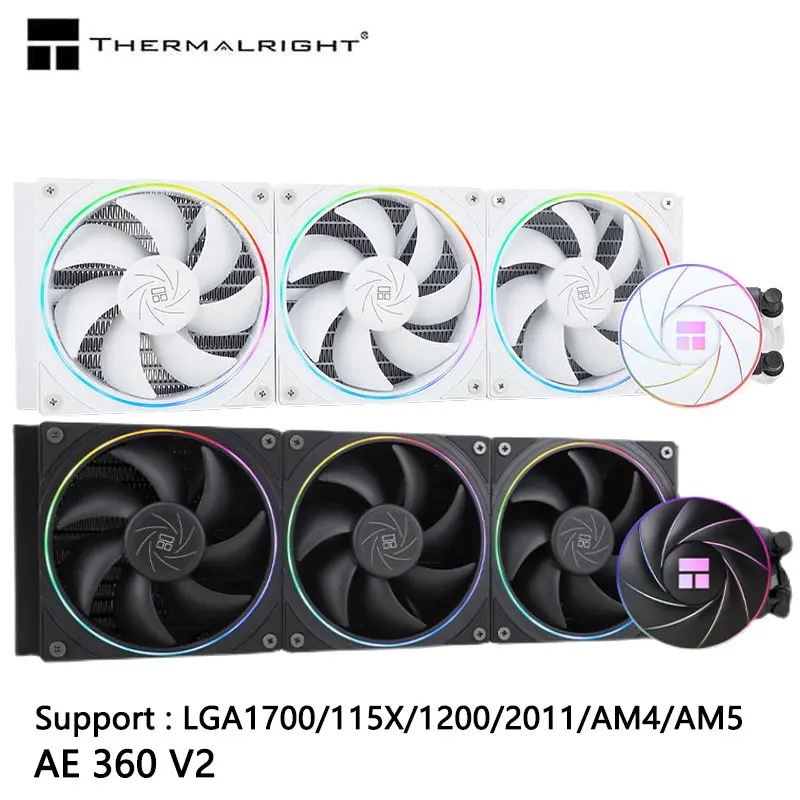 Thermalright Aqua Elite 360 V2 integrated water cold radiator supports multi -platform Intel LGA1700/115X/AMD AM4/AM5/AM5
Thermalright Aqua Elite 360 V2 integrated water cold radiator supports multi -platform Intel LGA1700/115X/AMD AM4/AM5/AM5