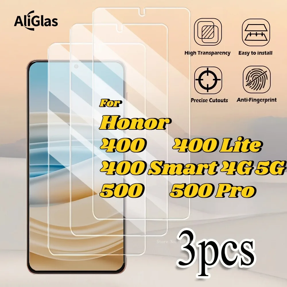 3Pcs Tempered Glass Films For Honor 400 Smart Glossy Screen Protector Film For Honor 400 Lite 400 500 Pro HD Clear Tempered Film
3Pcs Tempered Glass Films For Honor 400 Smart Glossy Screen Protector Film For Honor 400 Lite 400 500 Pro HD Clear Tempered Film