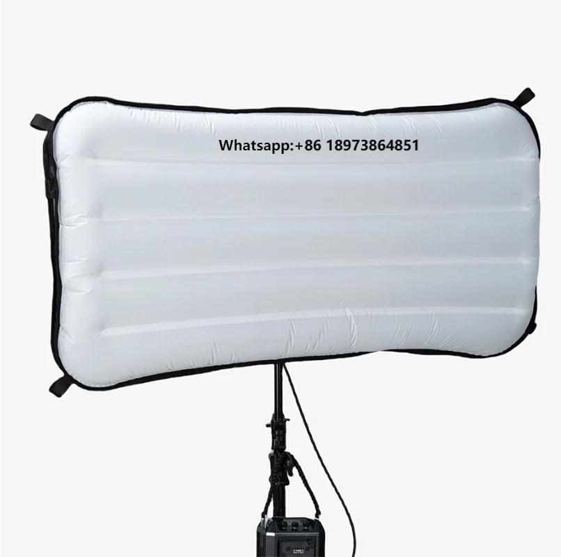 Light Bank LED Bi-color 200W 2X4' Wi-fi DMX Dimming Inflatable Air Mat Light for Live Streaming Photographic Studio Video Film
Light Bank LED Bi-color 200W 2X4' Wi-fi DMX Dimming Inflatable Air Mat Light for Live Streaming Photographic Studio Video Film