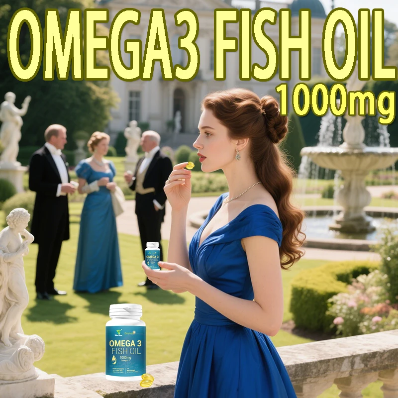 1 bottle deep-sea fish oil soft capsule supports cardiovascular health regulation human metabolism health
1 bottle deep-sea fish oil soft capsule supports cardiovascular health regulation human metabolism health