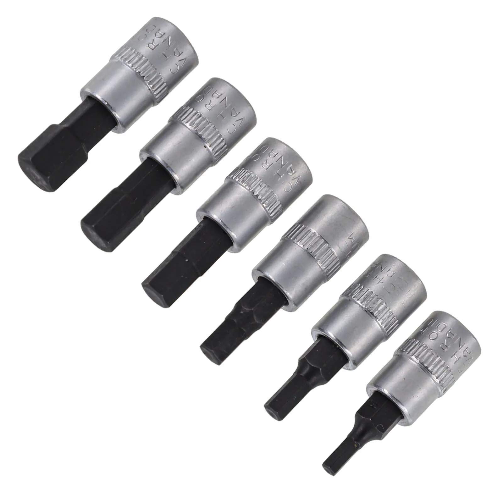 6pcs1/4 Inch Drive Hex Socket Bit Set Screwdriver Bits H3 H4 H5 H6 H7 H8 Socket Wrenches Workshop Equipment Hand Tools
6pcs1/4 Inch Drive Hex Socket Bit Set Screwdriver Bits H3 H4 H5 H6 H7 H8 Socket Wrenches Workshop Equipment Hand Tools