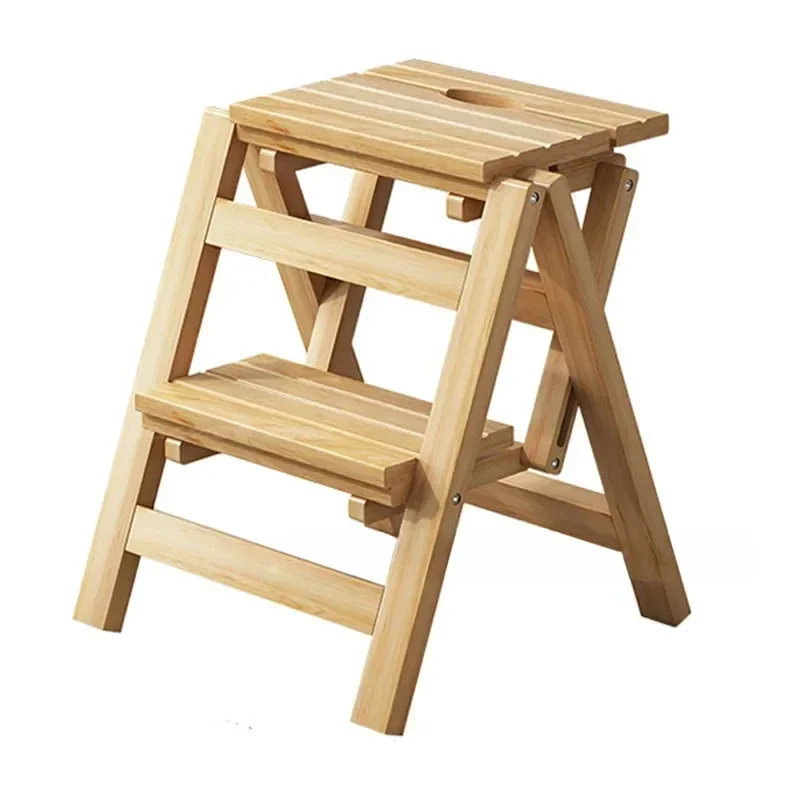 # Hot Home Solid Wood Multifunctional Two-step Folding Ladder Step Stool Indoor Climbing Ladder Dual-use 2/3 Ladder
# Hot Home Solid Wood Multifunctional Two-step Folding Ladder Step Stool Indoor Climbing Ladder Dual-use 2/3 Ladder