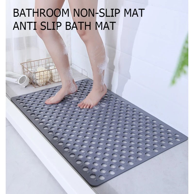 Bathroom Non-Slip Mat Anti Slip Bath Mat With Drain Holes Suction Cup Massage Particle Thickened Rubber Quick Drain Bathroom Mat
Bathroom Non-Slip Mat Anti Slip Bath Mat With Drain Holes Suction Cup Massage Particle Thickened Rubber Quick Drain Bathroom Mat