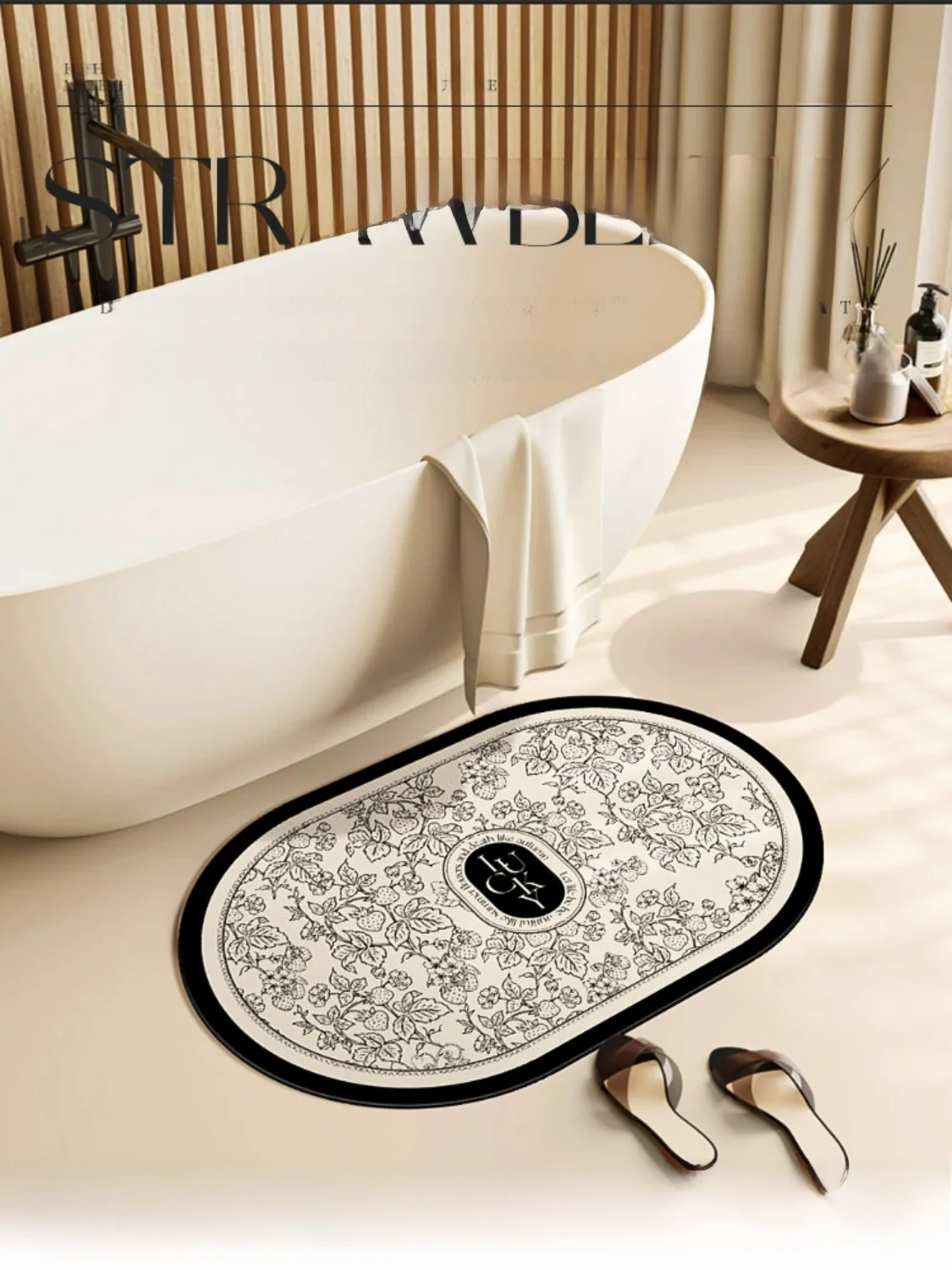 Batoom Entrance Mat Anti-Slip Water Absorbent Toilet Home Use Carpet Floor Rug Simple Sle Hand Waable Oval ape
Batoom Entrance Mat Anti-Slip Water Absorbent Toilet Home Use Carpet Floor Rug Simple Sle Hand Waable Oval ape