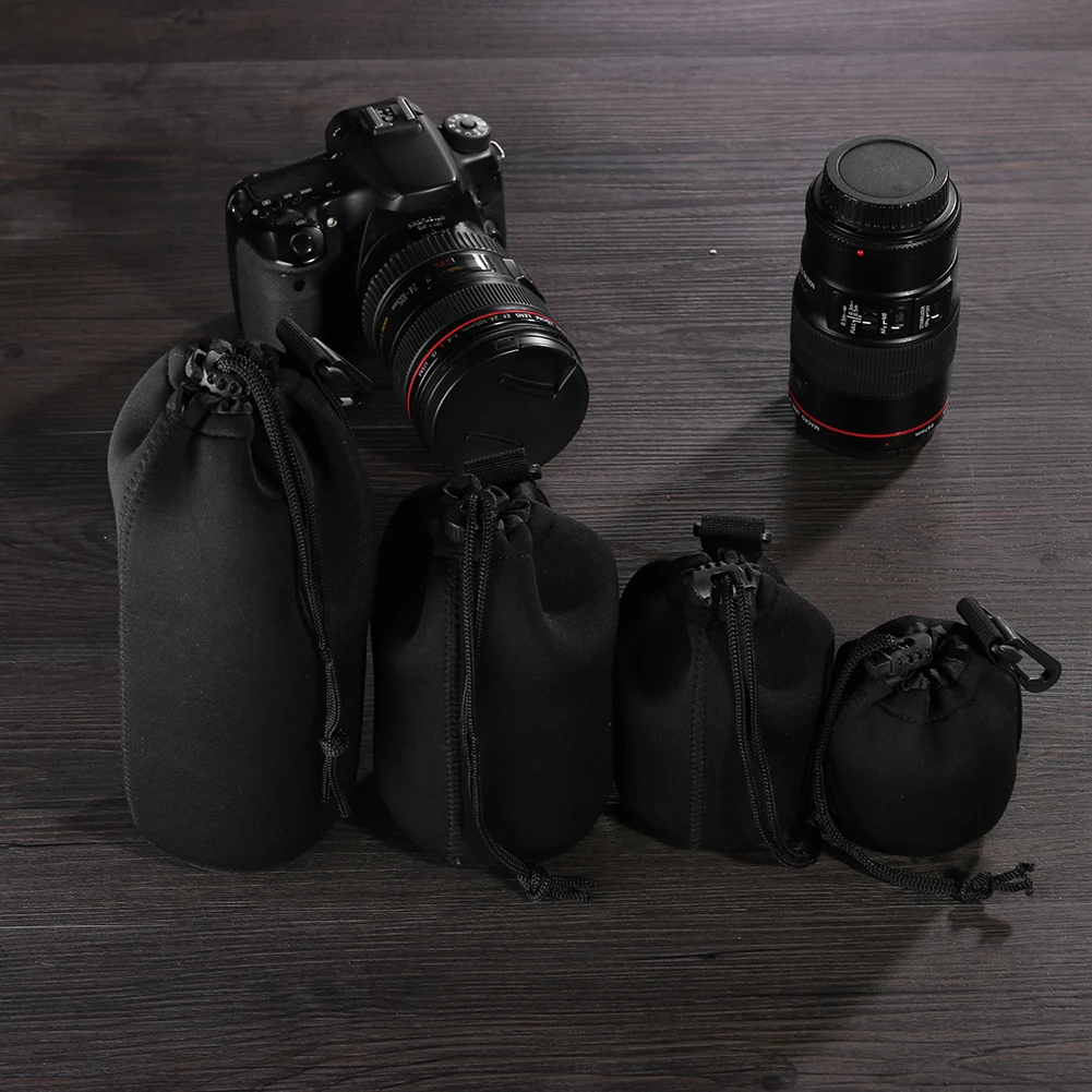 Waterproof Soft Neoprene Camera Lens Pouch Bag Drawstring Protector Case
Waterproof Soft Neoprene Camera Lens Pouch Bag Drawstring Protector Case
