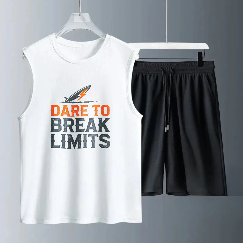 Men's Tank top Sets Men's summer clothing Short Sleeve+ Shorts Polyester men's clothing Breathable Summe Fashion clothing set
Men's Tank top Sets Men's summer clothing Short Sleeve+ Shorts Polyester men's clothing Breathable Summe Fashion clothing set