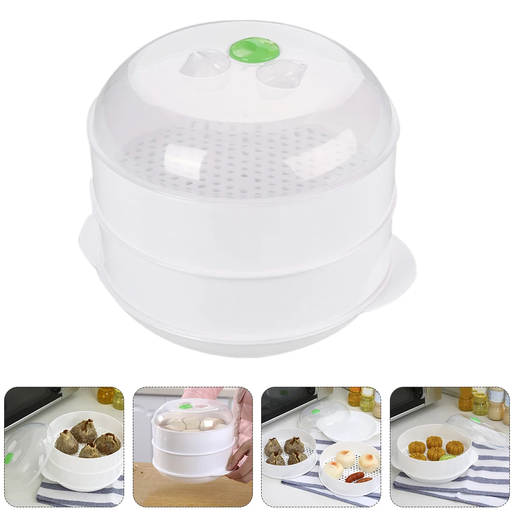 Double Layer Plastic Steamer Microwave Food Steamer Buns Dumplings Rice Cakes Fast Steam Circulation Easy Clean Side Handles
Double Layer Plastic Steamer Microwave Food Steamer Buns Dumplings Rice Cakes Fast Steam Circulation Easy Clean Side Handles