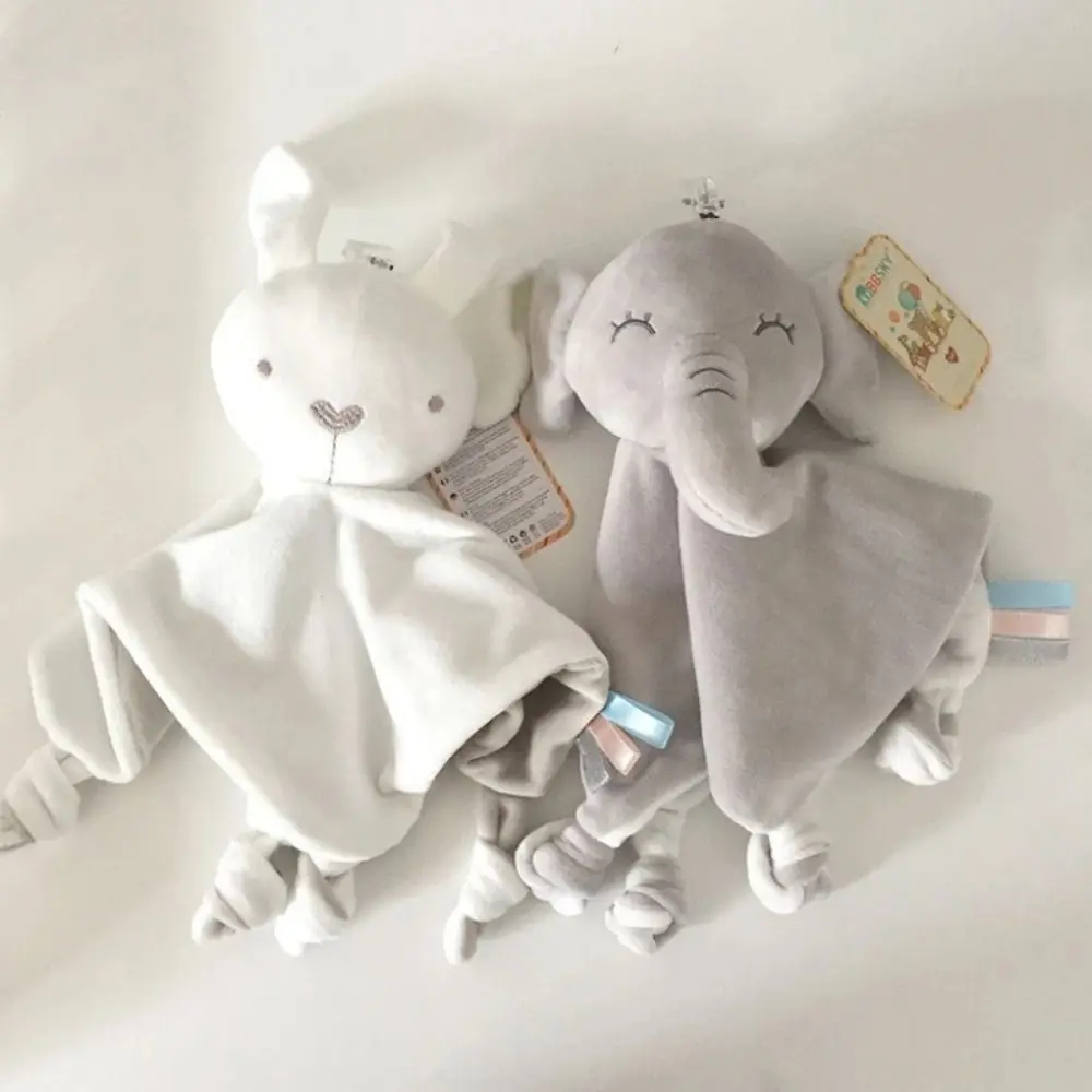 Soft Stuffed Animal Bunny Baby Animal Cotton Comforting Blankie Infant Snuggler Cotton Fabric Soothing Design Rattle Toy
Soft Stuffed Animal Bunny Baby Animal Cotton Comforting Blankie Infant Snuggler Cotton Fabric Soothing Design Rattle Toy