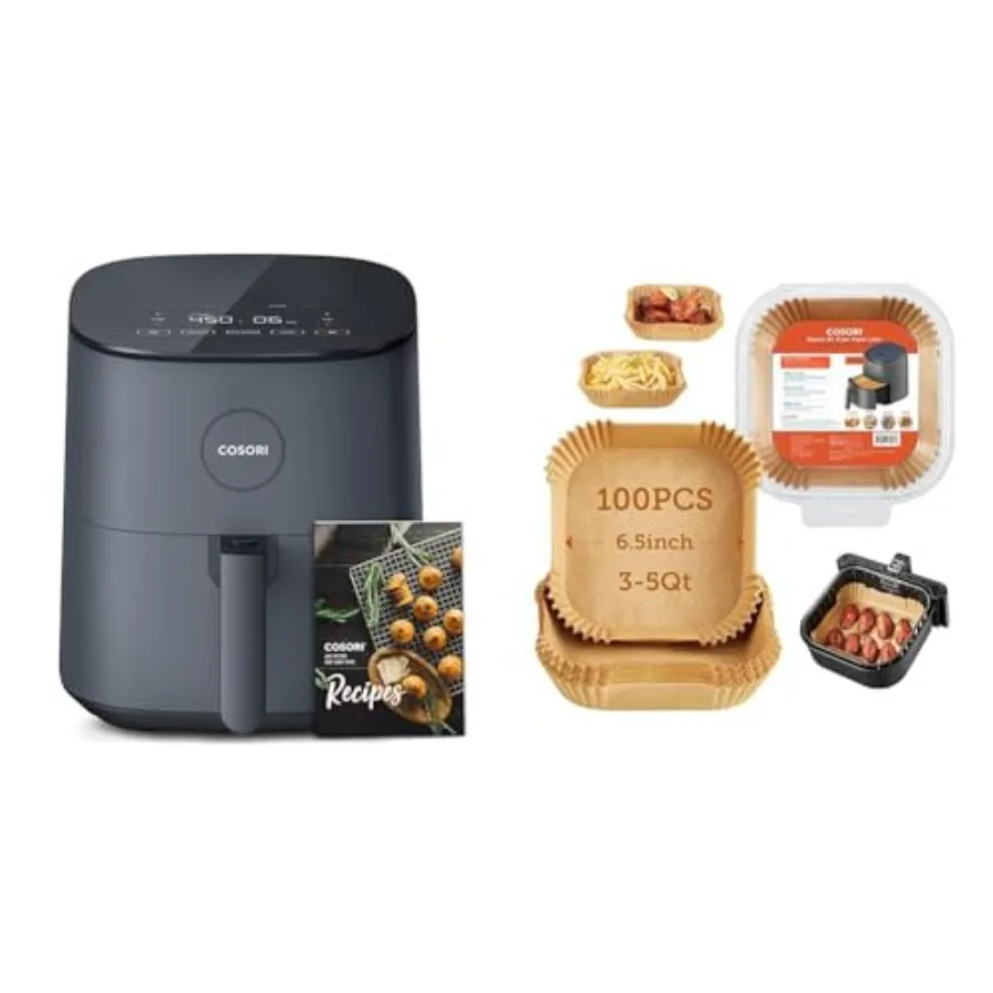 Детали и аксессуары, одноразовая посуда, 100 квадратных бумажных вкладышей с антипригарным покрытием, 6,5 дюйма для корзины 3-5QT и Pro LE 5 QT
Детали и аксессуары, одноразовая посуда, 100 квадратных бумажных вкладышей с антипригарным покрытием, 6,5 дюйма для корзины 3-5QT и Pro LE 5 QT