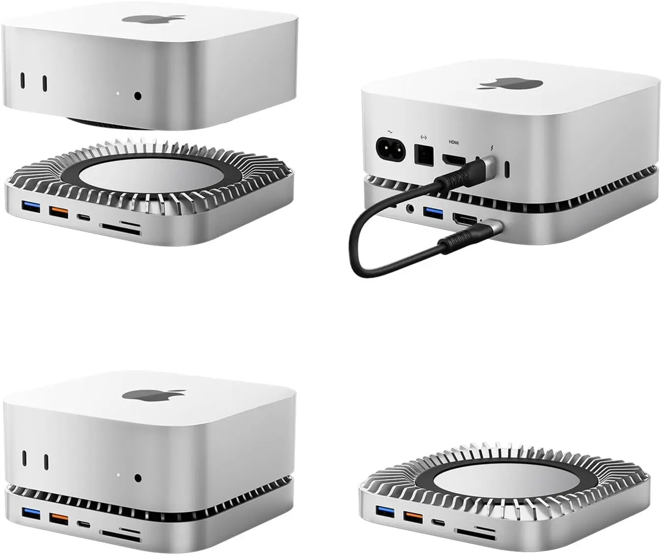 MINI4PRO Mac mini M4 Dock with 4K@60 HDMI, M.2 NVMe SSD Enclosure, Mac mini Hub & Stand for Mac mini M4 and M4 Pro 2024
MINI4PRO Mac mini M4 Dock with 4K@60 HDMI, M.2 NVMe SSD Enclosure, Mac mini Hub & Stand for Mac mini M4 and M4 Pro 2024